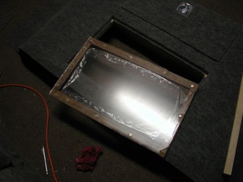 1988 Ford LTD Crown Victoria - Bah, I cracked a corner off the plexi, oh well can't see it anyway.