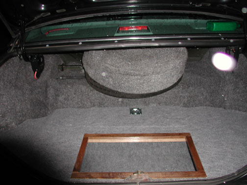 IT's DONE!!!!! sorry no pics with the compartment open, it was sleeting