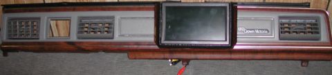 1988 Ford LTD Crown Victoria - crappy job mounting LCD frame