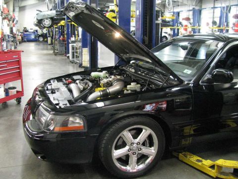 2003 Mercury Marauder - Pics taken during oil change and supercharger oil change.