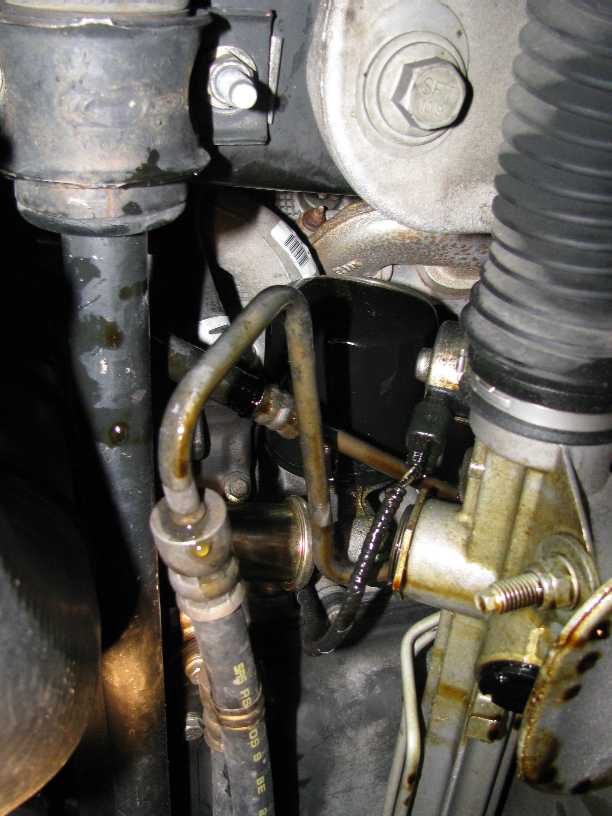 New oil filter installed.