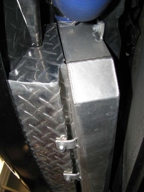 2003 Mercury Marauder - Tucked up intercooler.