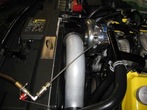 2003 Mercury Marauder - Removing the supercharger's oil.