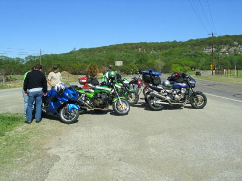 1981 Kawasaki Bayou - OK, HERE we are getting ready to leave stonehenge