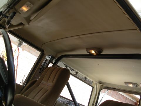 1975 Ford Bronco - Bring the bright - 3 domes & 4 map lights, plus a low cargo light on the L bedwall. There's a layer of DynaMat Xtreme behind that painted r…