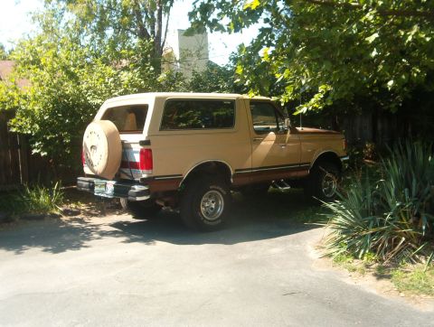 1990 Ford Bronco - Rear view.