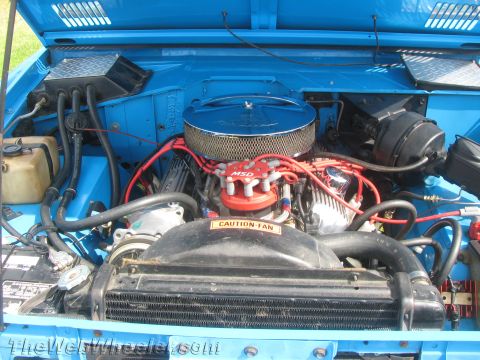 1968 Ford Mustang - Engine bay view shows an MSD ignition system and a chrome air cleaner atop the V8 engine.