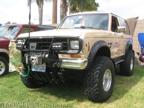 1968 Ford Mustang - This modified 1980s Ford Bronco features a winch, brush guard, and large off-road tires.
