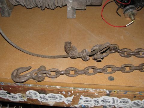 1994 Ford Bronco - the cable needs a new hook and crimped
