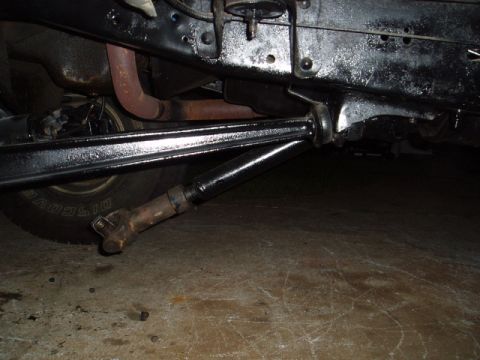 1980 Ford Bronco - Just a picture of the radius arm angle, 6.5*.