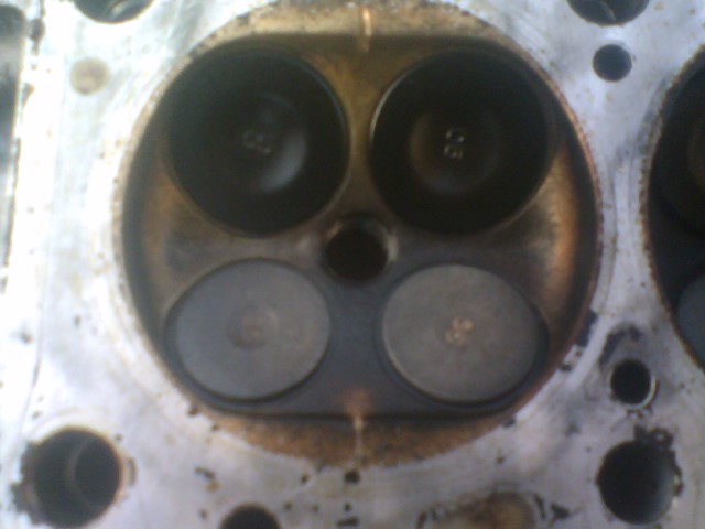 After 257 miles of driving, this is what it looks like on the head side