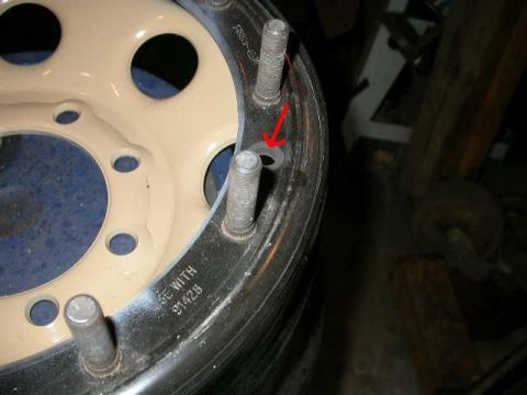 1990 Ford Bronco - See this extra hole? It is the CTIS hole that allows the hummer wheels to be remotely inflated. Not used in this application, but if you're…