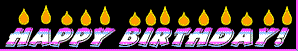 1991 Ford Crown Victoria - Text graphic reads 'HAPPY BIRTHDAY!' with stylized candles above.