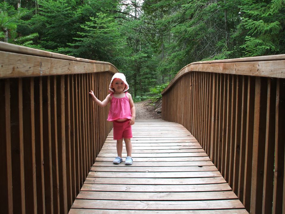 Lily on the bridge - 2007