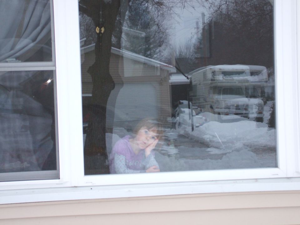 amelia in the window...