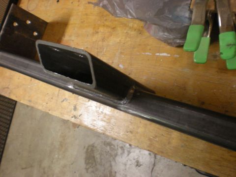 1993 Ford Bronco - Close-up of welded steel tubing, likely a custom part, with a Supermotors.net watermark.