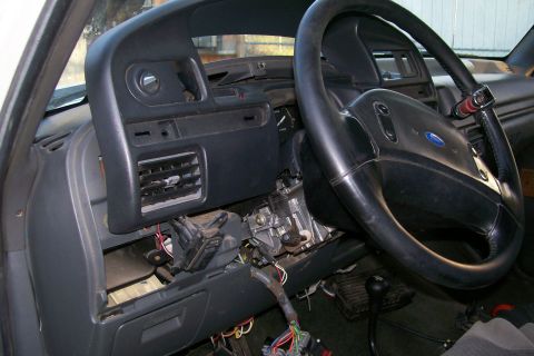 1992 Ford C-350 (Centurion Conversions) - Nothing like tearing into the dash of your new truck.