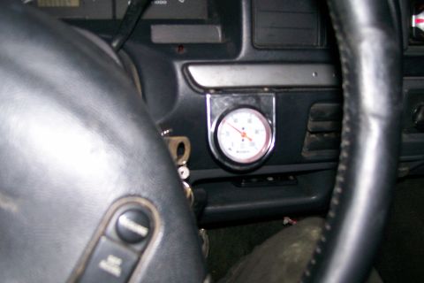 1992 Ford C-350 (Centurion Conversions) - Gauge installed. Can't say I'm particularly fond of this gauge, but it came on the parts bronco, so I figured I use it, and now that the li…