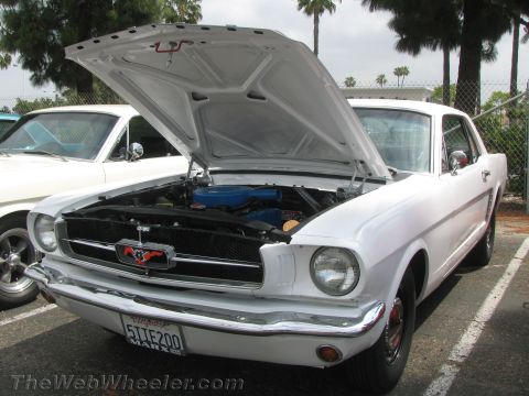 1968 Ford Mustang - The front grille and emblem clearly identify this as a 1965 Ford Mustang, not a 1968 model.
