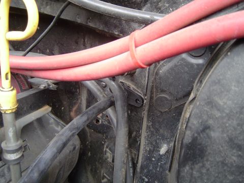 1989 Ford Bronco - Set the new cable in place