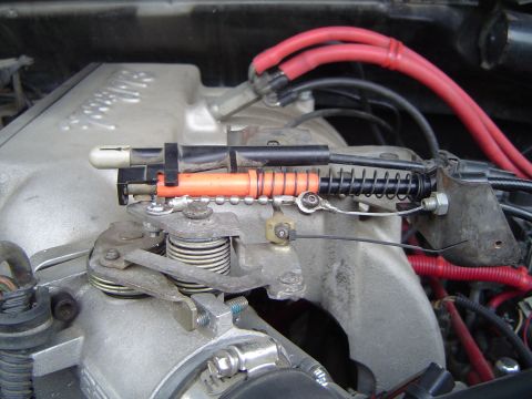 1989 Ford Bronco - Hand throttle hooked back up. all done!