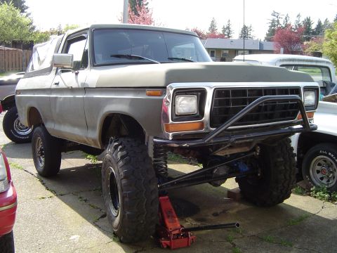 1978 Ford Bronco - Was gonna drive it like this...but it looks too funky