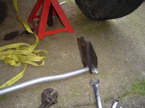 1978 Ford Bronco - New track bar ready to go in