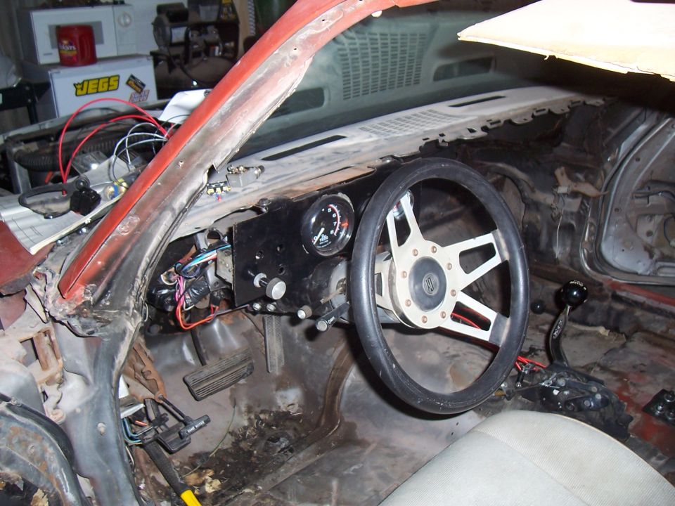 1979 Chevrolet Camaro interior, showing dashboard, steering wheel, and center console