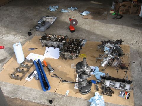 1991 Mitsubishi 3000GT - loose parts, turbos, heads, new forged crank... etc.