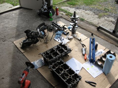 1991 Mitsubishi 3000GT - loose parts, turbos, heads, new forged crank... etc.