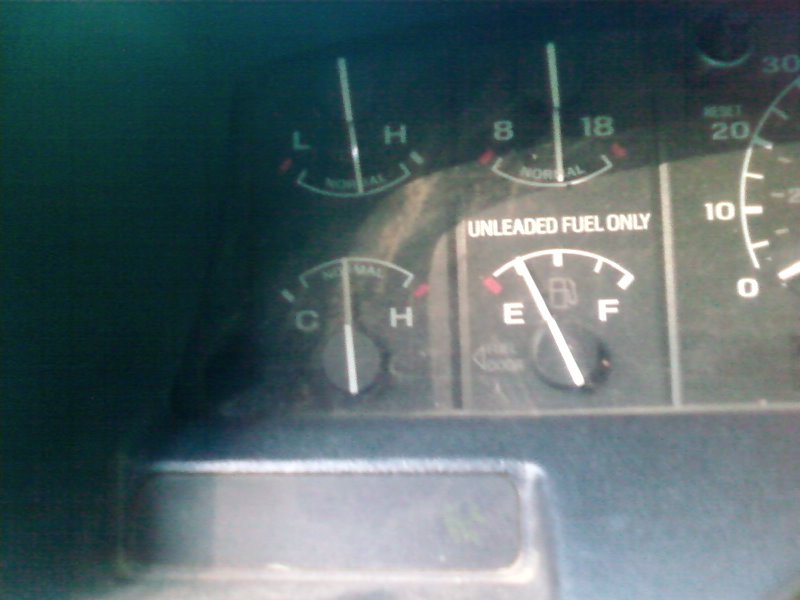 Temp never reached above the middle.  This is on a 73* day with AC on giving it lots of throttle.  We're only using the low setting for now too!