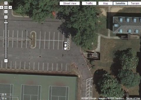 2003 Ford Crown Victoria - Google maps shot of the Crown Vic