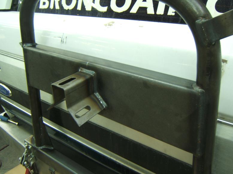 Rear bumper part with BroncoAir text visible