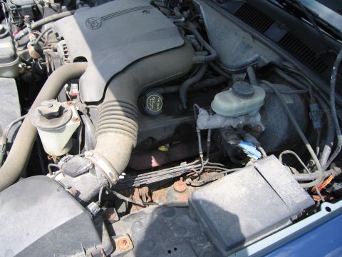 2001 Ford Crown Victoria - Close-up view of the engine bay, showing various components and wiring.
