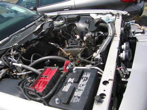 2001 Ford Crown Victoria - Photograph of an engine bay, not a technical document.