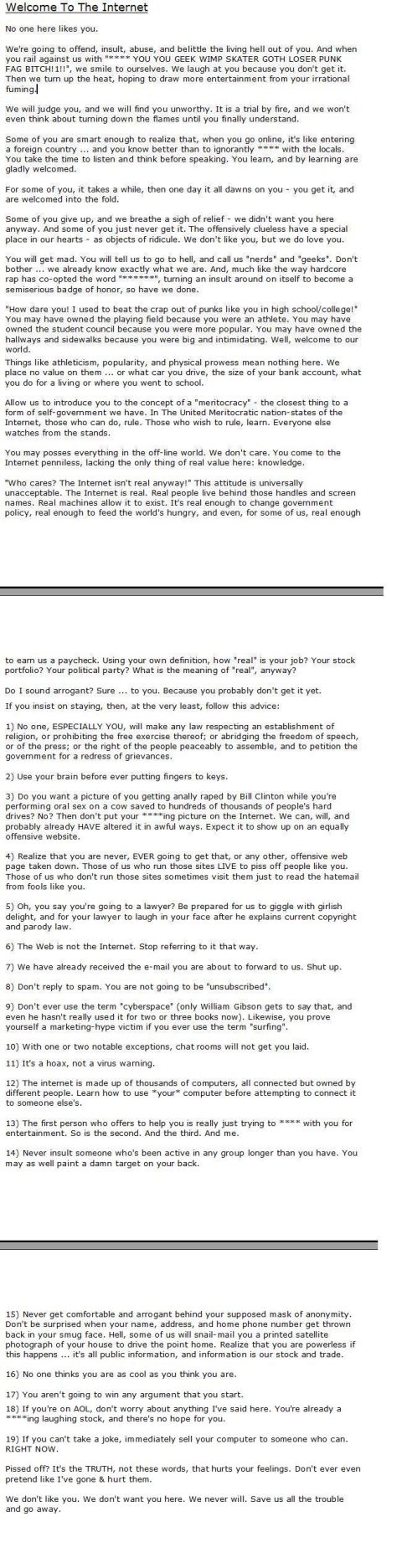 1988 Ford Bronco - A good read for noobs to fourms and for people new to the internet.