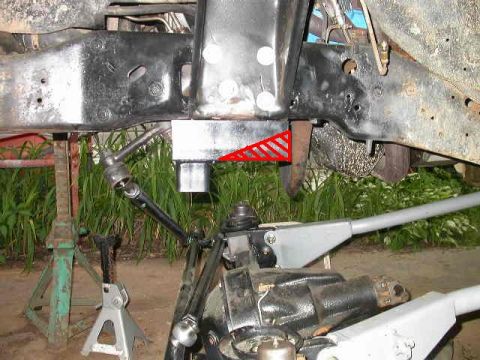 1990 Ford Bronco - I do think it's a little ugly from this angle though. I'm thinking of removing this area with the plasma cutter some time. Not that it real…