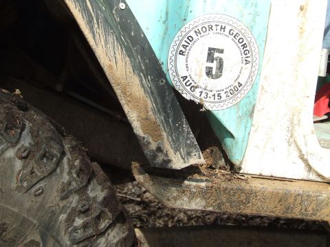 1969 Ford Bronco - A sticker indicates the vehicle participated in the Raid North Georgia event in August 2004.