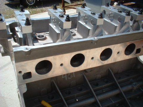 1964 Ford 427 - Engine block and aluminum heads, likely for a performance build.