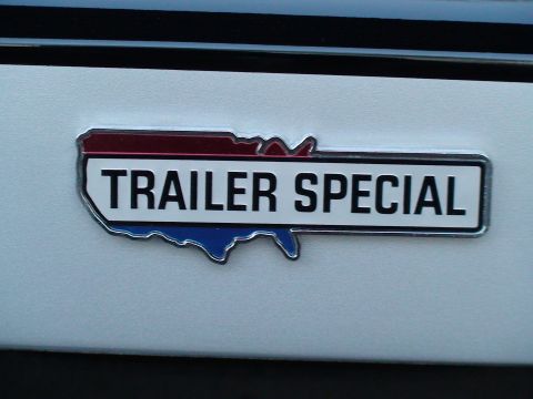 1979 Ford Bronco - Close-up of the TRAILER SPECIAL badge, indicating a specific trim or package.
