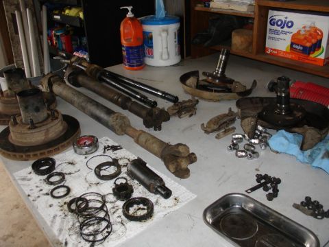 1978 Ford Bronco - Front end parts.