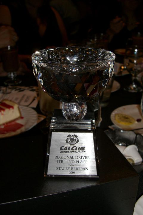1990 Ford Probe - Racy-Stacey Finishes 2nd place overall in class. ITB Championship finish 07 - 2nd Place SCCA Cal Club