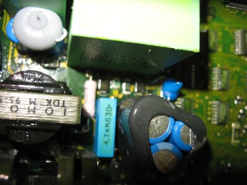 1995 Ford C-350 (Centurion Conversions) - This image shows a detailed view of electronic components on a circuit board, not a vehicle.