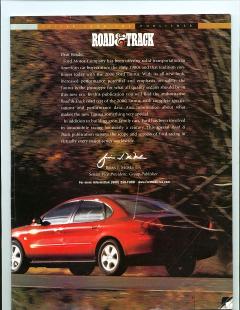 2002 Ford Taurus - page 1