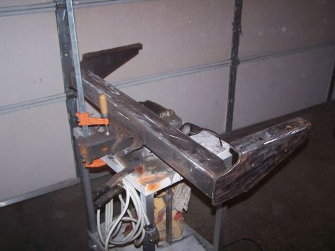 1986 Ford Bronco - Hitch sanded