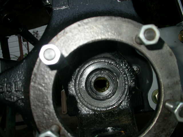 Outer axle tube seal installed.