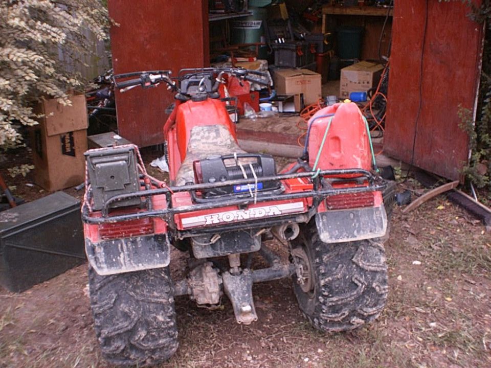 1985 Hona Big Red 250ES. still going strong! Just like my Ford.