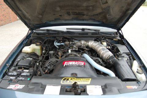 1985 Mercury Grand Marquis - Engine bay details with aftermarket parts visible.