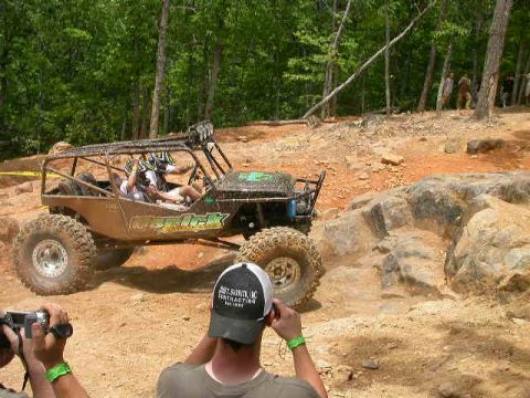 1990 Ford Bronco - Custom buggy tackles a challenging rock crawling course.