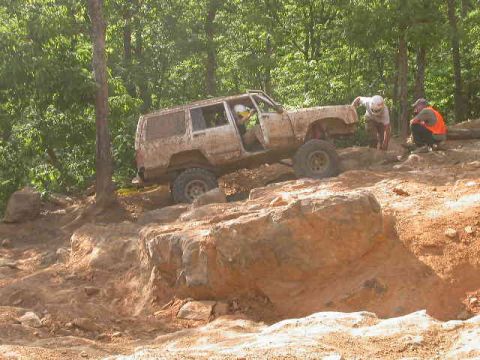 1990 Ford Bronco - Horribly unnatural axle position.